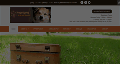 Desktop Screenshot of heartlandanimal.net